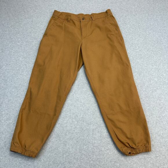 Mountain Hardwear Jackson Ridge Pants Womens 14 Copper Clay Cotton Canvas Jogger - Picture 4 of 12